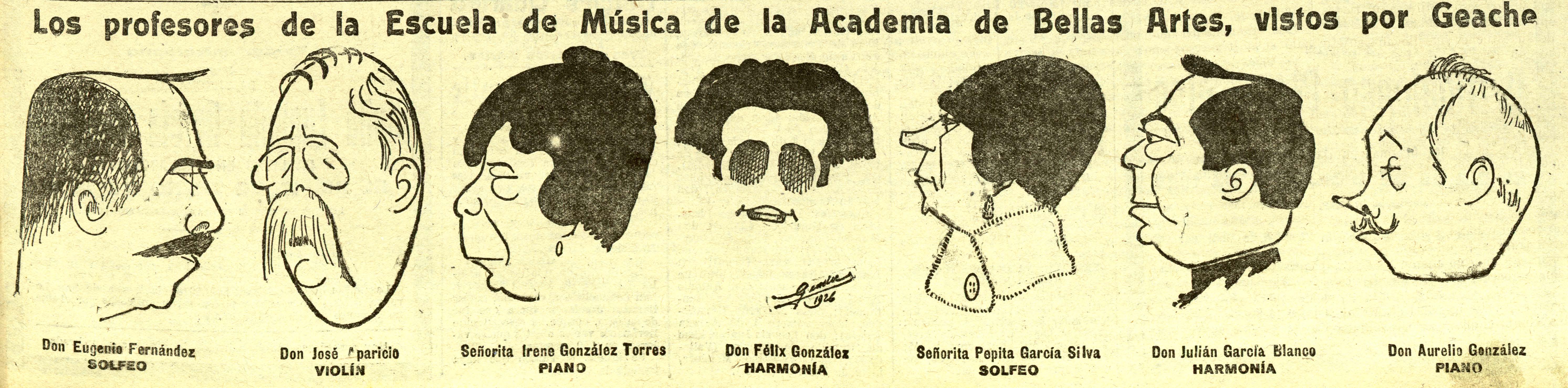 19280116. Caricaturas