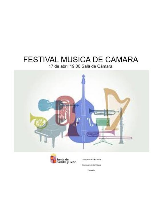 Cartel Festival Música Cámara 26