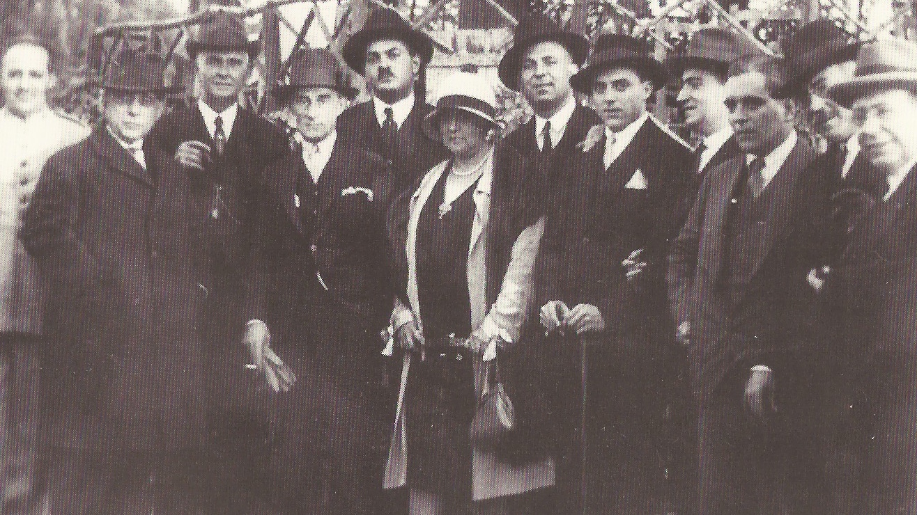 Jacinto Ruiz Manzanares junto a Ravel. 1928